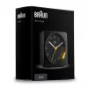Braun BC03B Kvarca modinātājpulkstenis Melns