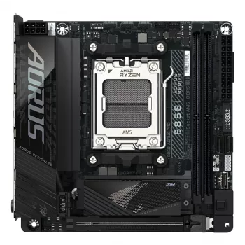 GIGABYTE B850I AORUS PRO mātesplate - AMD Ryzen 9000 sērijas CPU, 8+2+1 fāžu digitālais VRM, līdz 8400MHz DDR5 (OC), 1xPCIe 5.0 + 1xPCIe 4.0 M.2, 2.5GbE LAN, Wi-Fi 7, USB 3.2 Gen 2