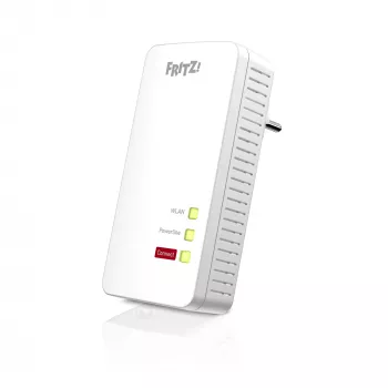 FRITZ!Powerline 1260E – tīkla pastiprinātājs pa elektrības vadiem, 1200 Mbit/s, Wi-Fi AC+N, balts