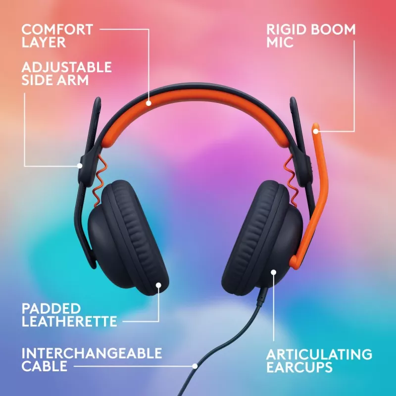 LOGITECH Zone Learn - USB-C - Austiņas - Uz auss - Klasiskā zilā