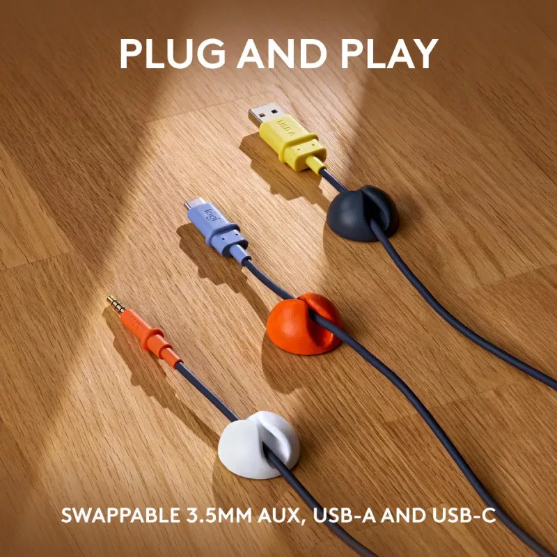 LOGITECH Zone Learn - USB-C - Austiņas - Uz auss - Klasiskā zilā