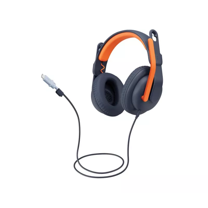LOGITECH Zone Learn - USB-C - Austiņas - Uz auss - Klasiskā zilā