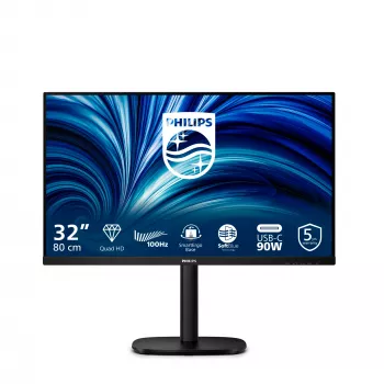 Philips 32B2U3601/00 datora monitors 80 cm (31,5 collu) 2560 x 1440 pikseļi Quad HD LCD Melns