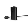 Microsoft Xbox Play & Charge Kit (SXW-00002) akumulators ar USB-C vadu, melns
