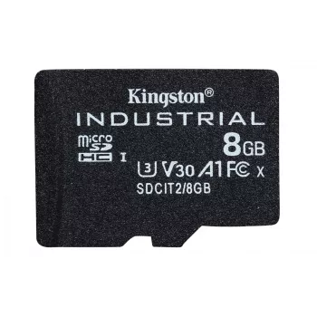 Kingston Technology 8GB microSDHC Industrial C10 A1 pSLC atmiņas karte, bez adaptera