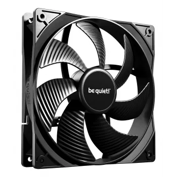 be quiet! Pure Wings 3 140mm PWM trīskāršais komplekts | 3 datora korpusa ventilatori 14 cm melni