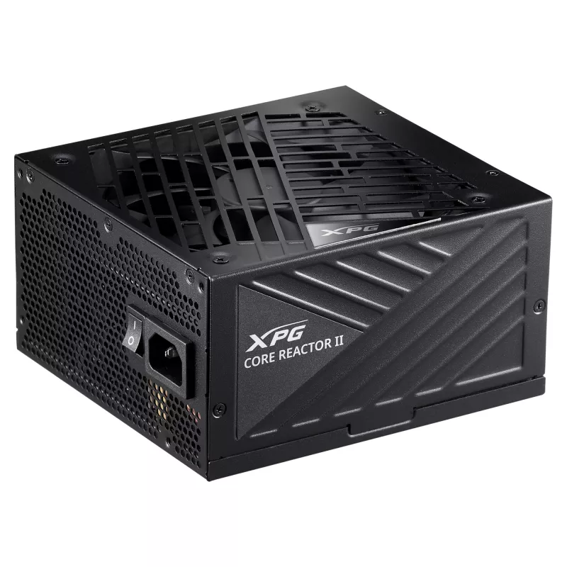 ADATA XPG COREREACTOR II 1000W barošanas avots, ATX 3.0, 80 PLUS Gold, pilnībā modulārs, 100–240 V, 50/60 Hz, melnā krāsā