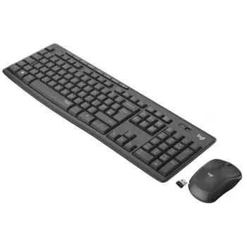 Logitech MK295 Silent Wireless Combo Graphite AZERTY Beļģijas