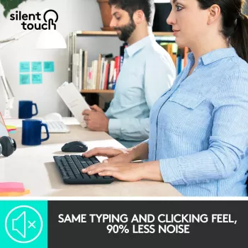 Logitech MK295 Silent Wireless Combo Graphite AZERTY Beļģijas