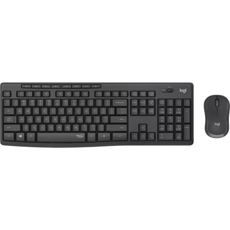 Logitech MK295 Silent Wireless Combo Graphite AZERTY Beļģijas