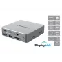 Docking Station Conceptronic DONN25G — 15-in-1 USB 3.2 Gen 2 ar DisplayLink, 4K@60Hz, 100W PD