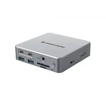 Docking Station Conceptronic DONN25G — 15-in-1 USB 3.2 Gen 2 ar DisplayLink, 4K@60Hz, 100W PD