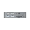 Docking Station Conceptronic DONN25G — 15-in-1 USB 3.2 Gen 2 ar DisplayLink, 4K@60Hz, 100W PD