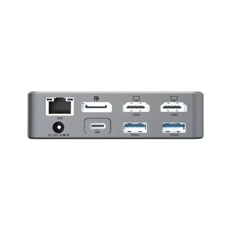 Docking Station Conceptronic DONN25G — 15-in-1 USB 3.2 Gen 2 ar DisplayLink, 4K@60Hz, 100W PD