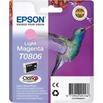 Epson T0806 Light Magenta oriģinālā tintes kasetne (C13T08064011)