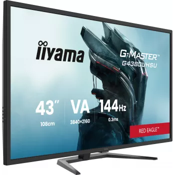 iiyama G-MASTER G4380UHSU-B2 dators monitors 108 cm (42.5 collas) 3840 x 2160 pikseļi 4K Ultra HD LED Melns