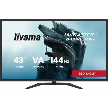 iiyama G-MASTER G4380UHSU-B2 dators monitors 108 cm (42.5 collas) 3840 x 2160 pikseļi 4K Ultra HD LED Melns