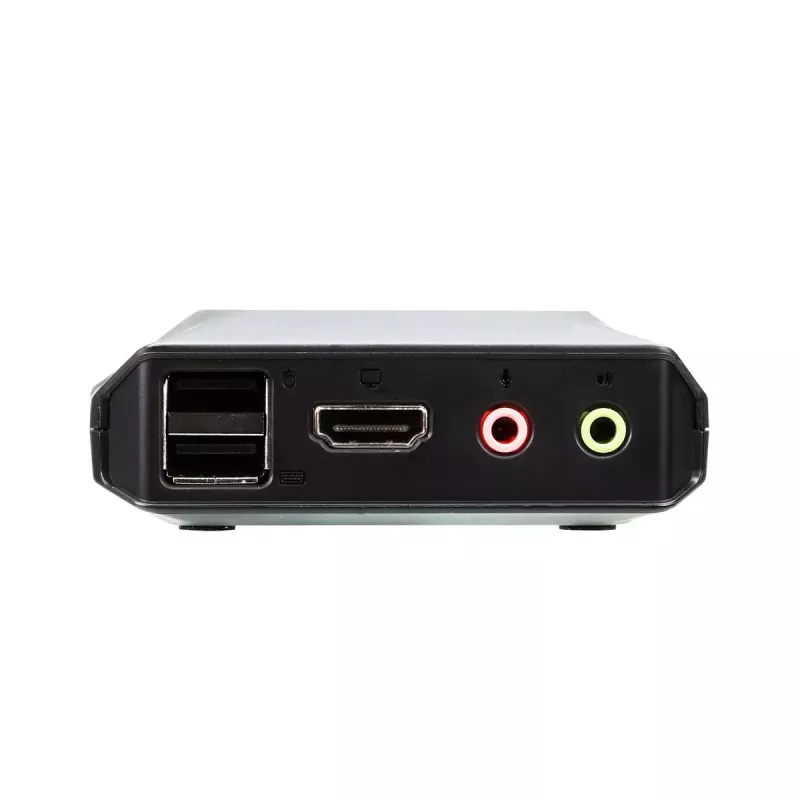 ATEN CS22H 2-Port USB 4K HDMI KVM slēdzis ar tālvadības pulti