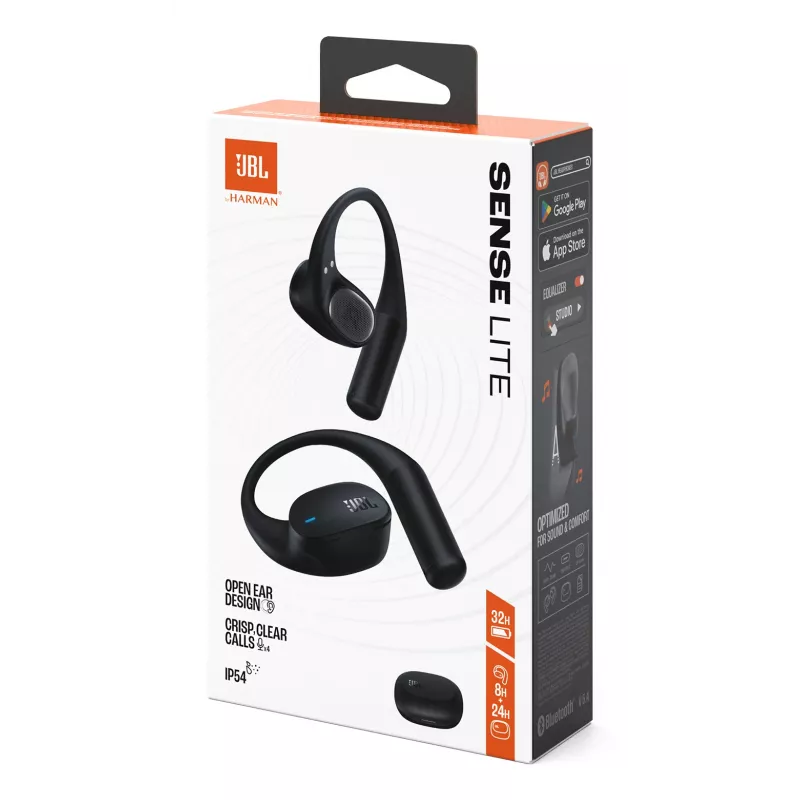 JBL Sense Lite Bezvadu Austiņas Ar Āķi Zvan/Mūzika Bluetooth Melns