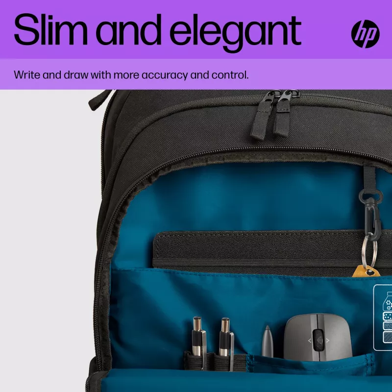 HP Slim Rechargeable Pen Melns ar iebūvētu akumulatoru