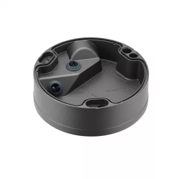 Hanwha SBO-147B melns drošības kameras stiprinājuma piederums, diametrs 14.8 cm, augstums 73.3 mm