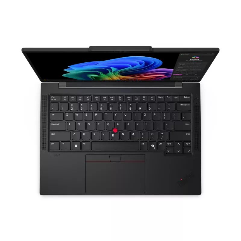 Lenovo ThinkPad T14s Gen 6 (Snapdragon) Copilot+ PC X1E-78-100 Klēpjdators 35,6 cm (14 collu) WUXGA 32 GB LPDDR5x-SDRAM 1 TB SSD Wi-Fi 7 (802.11be) Windows 11 Pro Melns