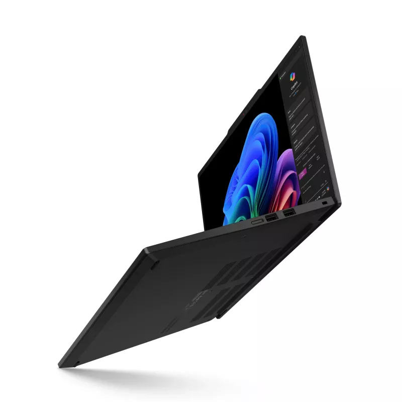 Lenovo ThinkPad T14s Gen 6 (Snapdragon) Copilot+ PC X1E-78-100 Klēpjdators 35,6 cm (14 collu) WUXGA 32 GB LPDDR5x-SDRAM 1 TB SSD Wi-Fi 7 (802.11be) Windows 11 Pro Melns