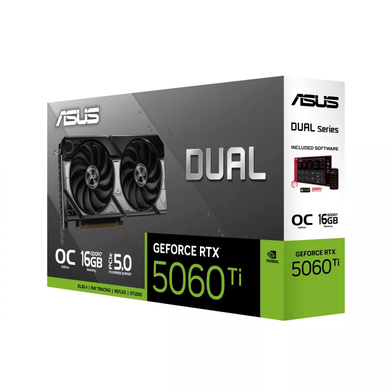 ASUS Dual GeForce RTX 5060 Ti 16 GB GDDR7