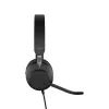 Jabra Evolve2 40 SE UC Stereo austiņas ar mikrofonu, uzliekamas, vadu USB-A, 3 mikrofoni, melnas
