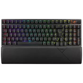 ASUS ROG Strix Scope II 96 Wireless tastatūra Gaming USB + RF Wireless + Bluetooth QWERTZ Melna
