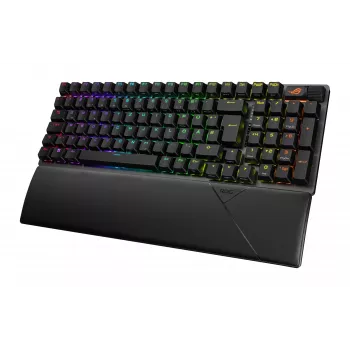 ASUS ROG Strix Scope II 96 Wireless tastatūra Gaming USB + RF Wireless + Bluetooth QWERTZ Melna