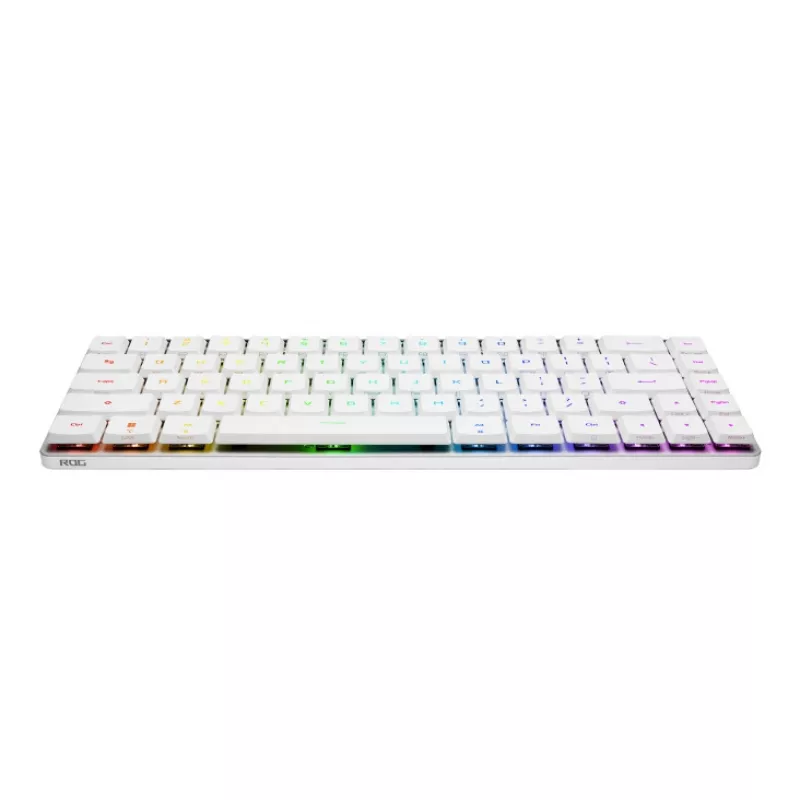 ASUS ROG Falchion RX Low Profile tastatūra Gaming USB + RF Bezvadu + Bluetooth QWERTZ Balta