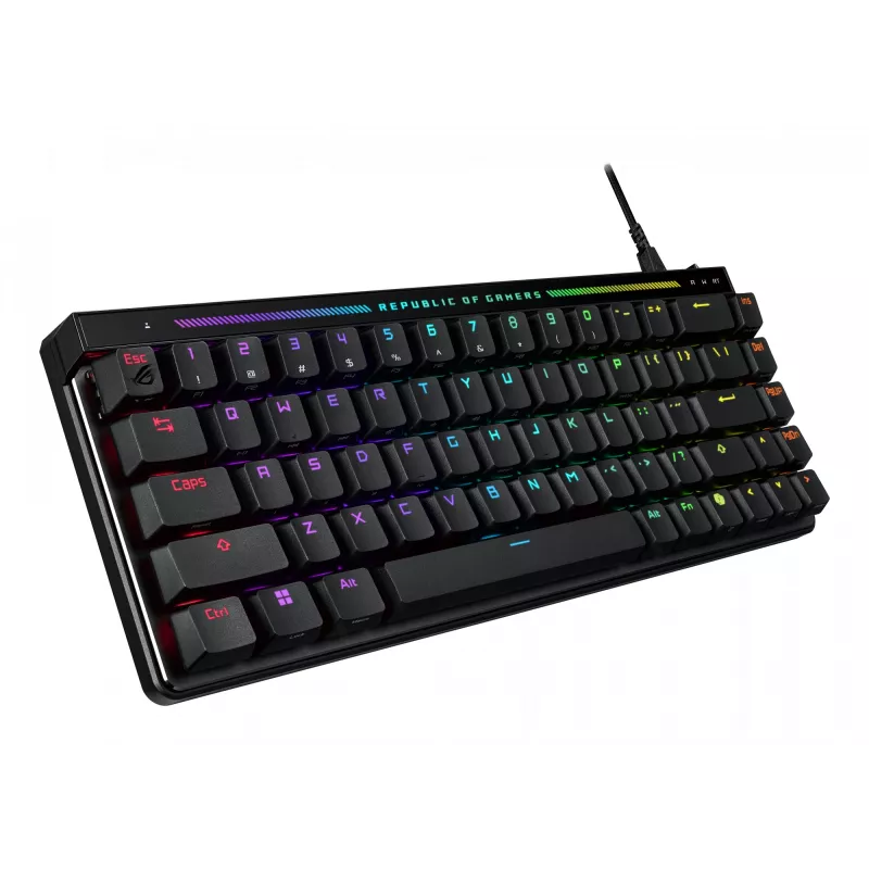 ASUS ROG Falchion Ace HFX tastatūra Gaming USB QWERTZ Melna