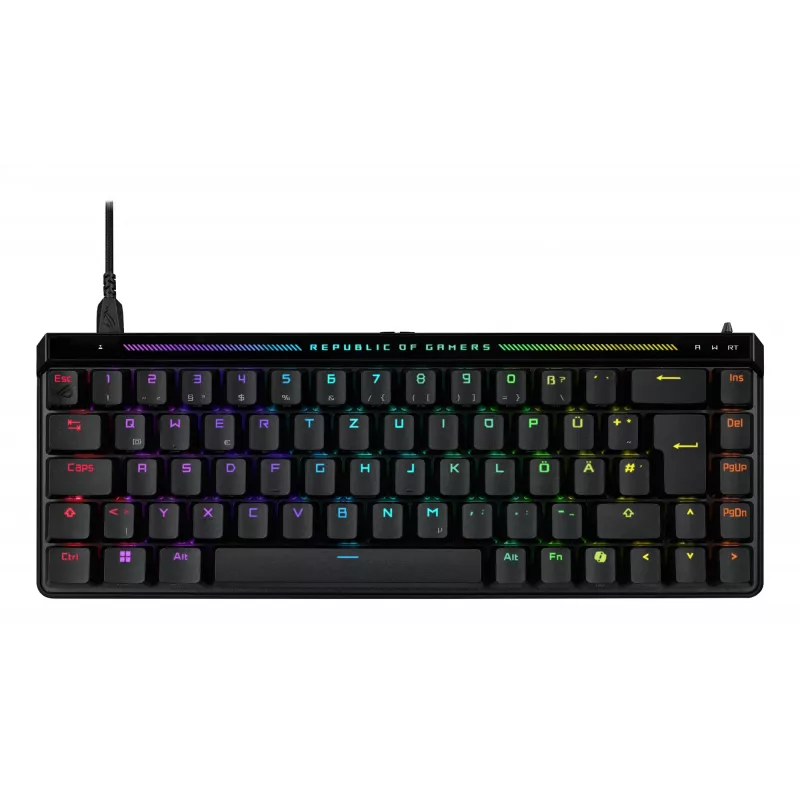 ASUS ROG Falchion Ace HFX tastatūra Gaming USB QWERTZ Melna