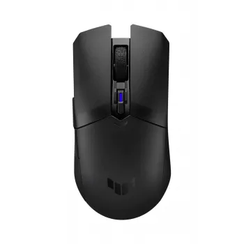 ASUS TUF Gaming M4 Wireless pele, labā roka, RF bezvadu + Bluetooth, optiskā, 12000 DPI
