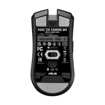 ASUS TUF Gaming M4 Wireless pele, labā roka, RF bezvadu + Bluetooth, optiskā, 12000 DPI
