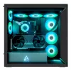 ARCTIC Xtender VG (Mirror Black) Premium E-ATX PC korpuss ar vertikālu GPU montāžu