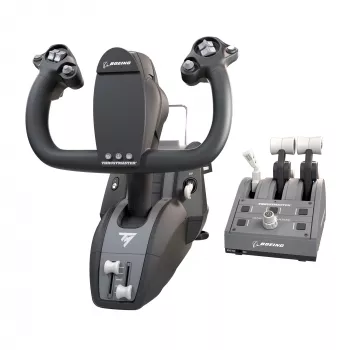 Thrustmaster TCA Yoke Pack Boeing Edition melns, pelēks USB Fightstick PC, Xbox, Xbox One, Xbox One S, Xbox One X, Xbox Series S, Xbox Series X