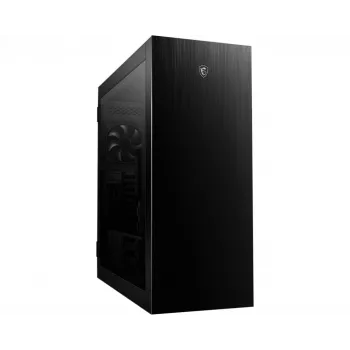 MSI MPG SEKIRA 500P Full Tower dators korpuss 'Melns, 4x 120mm PWM ventilatori, USB Type-C, rūdīta stikla panelis, E-ATX, ATX, mATX, mini-ITX'