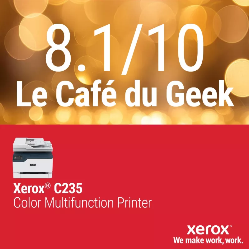 Xerox C235 A4 22ppm bezvadu druka/kopija/skenēšana/fakss PS3 PCL5e/6 ADF 2 paplātes, kopā 251 loksne