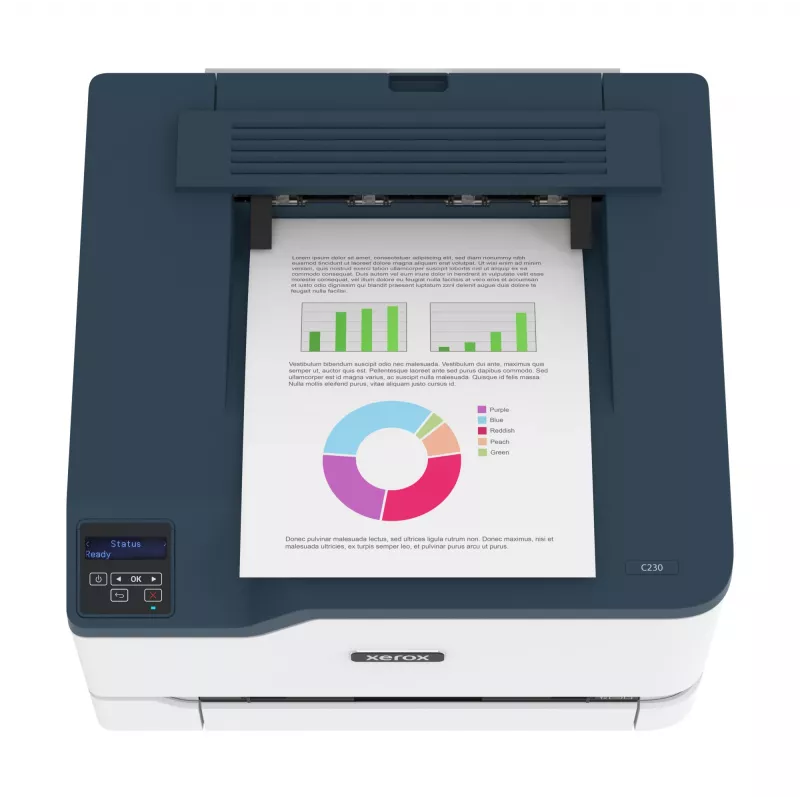 Xerox C230 A4 22ppm Bezvadu Dupleks Printeris PS3 PCL5e6 2 Paplātes Kopā 251 Lapa