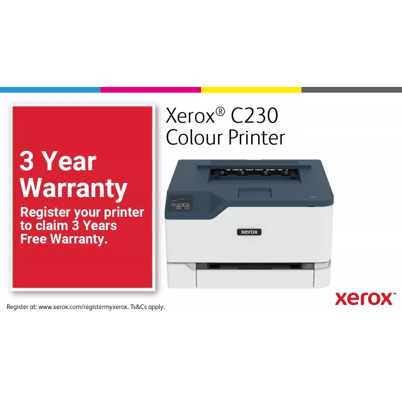 Xerox C230 A4 22ppm Bezvadu Dupleks Printeris PS3 PCL5e6 2 Paplātes Kopā 251 Lapa