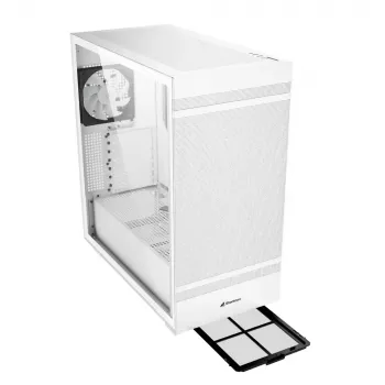 PC korpuss Sharkoon REBEL C50 RGB Full Tower Balts