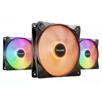 be quiet! LIGHT WINGS LX 120mm PWM High Speed 3-Pack Black - 3 datora korpusa ventilatori 12 cm