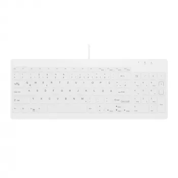 Contour Design Active Key Contour QuickClean Medicīnas Tastatūra IP68 Kompakta Vadu Balta DE C7012