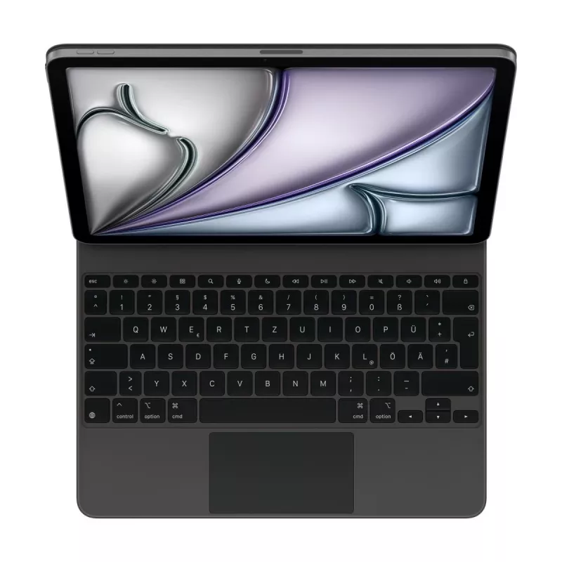 APPLE Magic Keyboard iPad Air 13 collu (M3) - Qwertzu Vācu - Melns