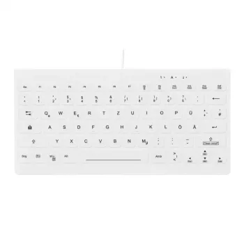 Contour Design Active Key Contour QuickClean Medicīnas tastatūra IP68 Mini Vadu Balta DE C4112