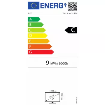 EIZO FlexScan S1934H-GY datora monitors 48,3 cm (19 collas) 1280 x 1024 pikseļi SXGA LCD pelēks