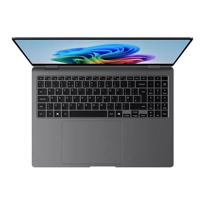 Samsung Galaxy Book5 Pro 360 Copilot+ PC Intel Core Ultra 7 258V hibrīdklēpjdators (2-in-1) 40,6 cm (16 collu) skārienekrāns WQXGA+ 32 GB LPDDR5x-SDRAM 1 TB SSD Wi-Fi 7 (802.11be) Windows 11 Pro pelēks