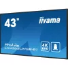 iiyama LH4365UHSB-B1 Signālu displejs Kioska dizains 108 cm (42.5 collas) LED Wi-Fi 800 cd/m² 4K Ultra HD Melns Iebūvēts procesors Android 11 24/7